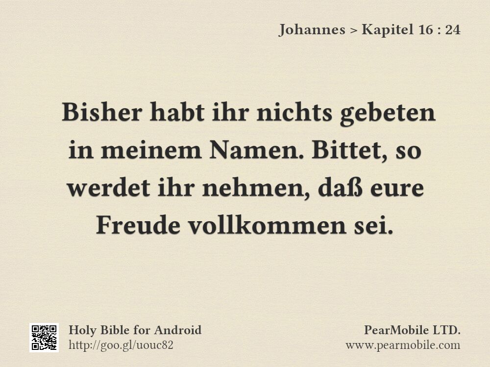 Johannes, Kapitel 16:24